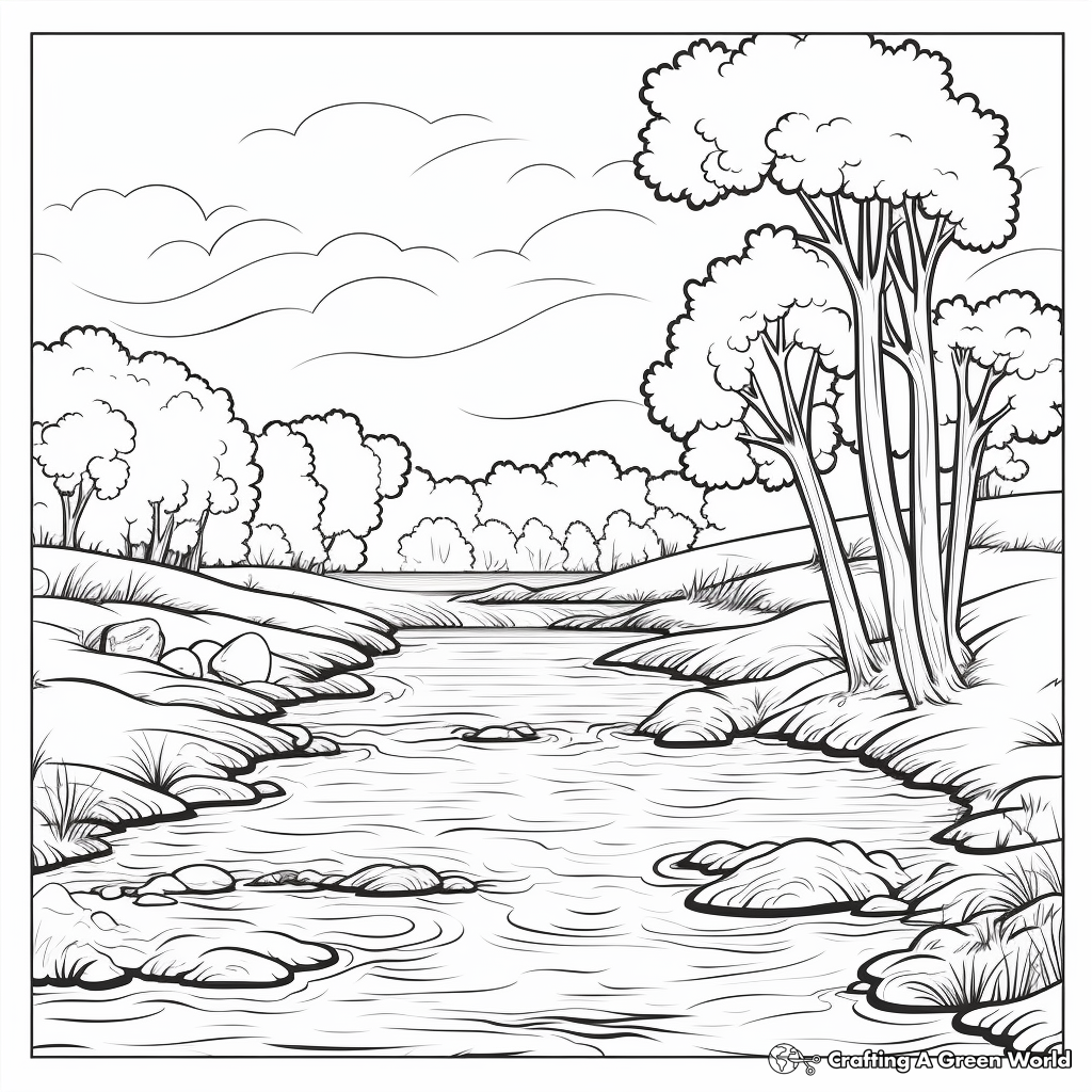 Nature Coloring Pages Free Printable 