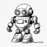 Realistic Science Fiction Robot Coloring Pages 1