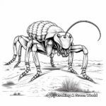 Realistic Scorpion Coloring Sheets 2