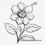 Realistic Sepal Coloring Pages for Artists 4