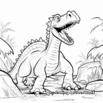 Realistic Spinosaurus Coloring Sheets 3