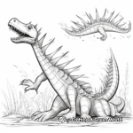 Realistic Spinosaurus Coloring Sheets 4