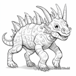 Realistic Styracosaurus Coloring Sheets 4