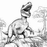 Realistic Tarbosaurus Coloring Pages 3
