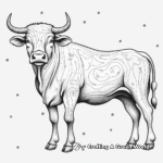 Realistic Taurus Constellation Coloring Pages 3