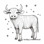 Realistic Taurus Constellation Coloring Pages 4
