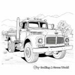 Realistic Truck Coloring Pages 2