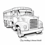 Realistic Truck Coloring Pages 3