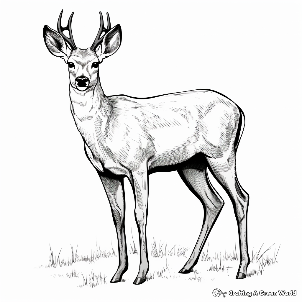 Deer Coloring Pages - Free & Printable!