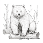 Realistic Wombat Coloring Pages 2