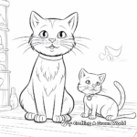 Reality-Based Cat and Mouse Interaction Coloring Pages 3