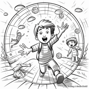 Recognizing Dangerous Situations: Stranger Danger Coloring Pages 1