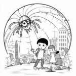 Recognizing Dangerous Situations: Stranger Danger Coloring Pages 3
