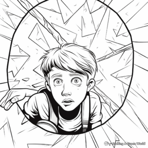 Recognizing Dangerous Situations: Stranger Danger Coloring Pages 4