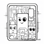 Rectangle Shape Coloring Pages for Little Artists 3