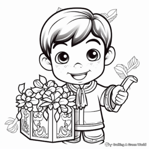 Red Envelope Chinese New Year Coloring Pages 3
