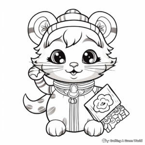 Red Envelope Chinese New Year Coloring Pages 4