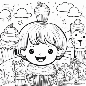 Refreshing Ice Cream Coloring Sheets 3