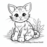 Relaxing Cat Coloring Pages for Adults 2