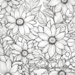 Relaxing Floral Patterns Coloring Pages 2