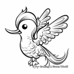 Relaxing Hummingbird Coloring Pages for Stress Relief 2