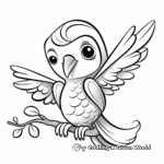 Relaxing Hummingbird Coloring Pages for Stress Relief 3