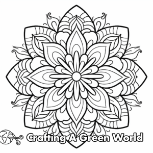 Simple Coloring Pages for Adults - Free &amp; Printable!