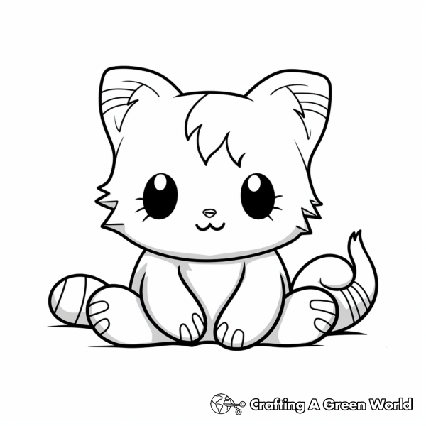 Cats on Pillows Coloring Pages - Free & Printable!
