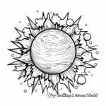Remarkable Supernova Galaxy Coloring Pages 2