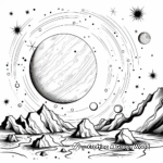 Remarkable Supernova Galaxy Coloring Pages 3