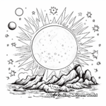 Remarkable Supernova Galaxy Coloring Pages 4