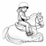Remarkable Treeless Saddle Coloring Pages 1