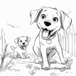 Resilient Rescue Dogs Coloring Pages 2