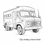 Retro Ice Cream Truck Coloring Pages 4