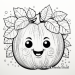 Rhythmic 'Gentleness' Fruit of the Spirit Coloring Pages 4
