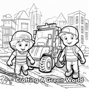 Construction Coloring Pages - Free &amp; Printable!