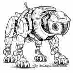 Robotic Animals and Creatures Coloring Pages 4