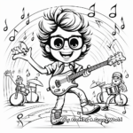 Rock and Roll Coloring Pages for Adults 1