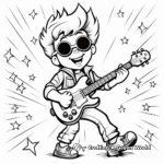 Rock and Roll Coloring Pages for Adults 3