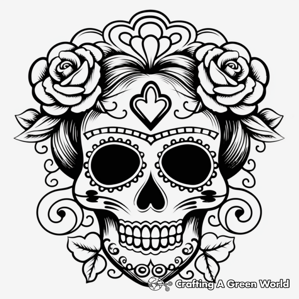Skull Coloring Pages - Free &amp; Printable!
