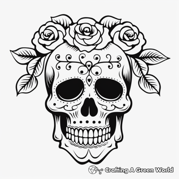 Skull Coloring Pages - Free &amp; Printable!