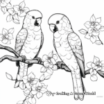 Rosella Parrots Coloring Pages: A Delight for Artists 2