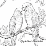 Rosella Parrots Coloring Pages: A Delight for Artists 3