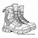 Rugged Shoes of Peace Coloring Pages 2
