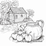 Rustic Apple Cider Coloring Pages 3