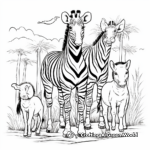 Safari Animals Coloring Pages for Adventure Seekers 3