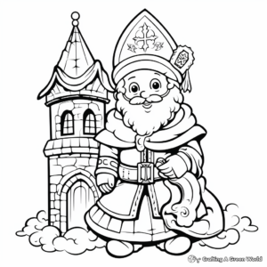 Saint Nicholas of Myra Coloring Pages 3
