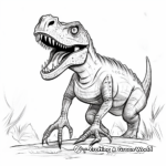 Scary Carcharodontosaurus Coloring Sheets 3