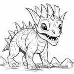 Scary Styracosaurus Coloring Pages 4