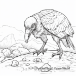 Scavenging Turkey Vulture Coloring Sheets 2